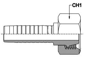 Nizkotlakova koncovka DKL, Fitting DKL for low pressure